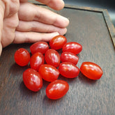 Cherry Red Very rare Himalayan indo Tibetan Agate carnelian Beads Lot 25mm